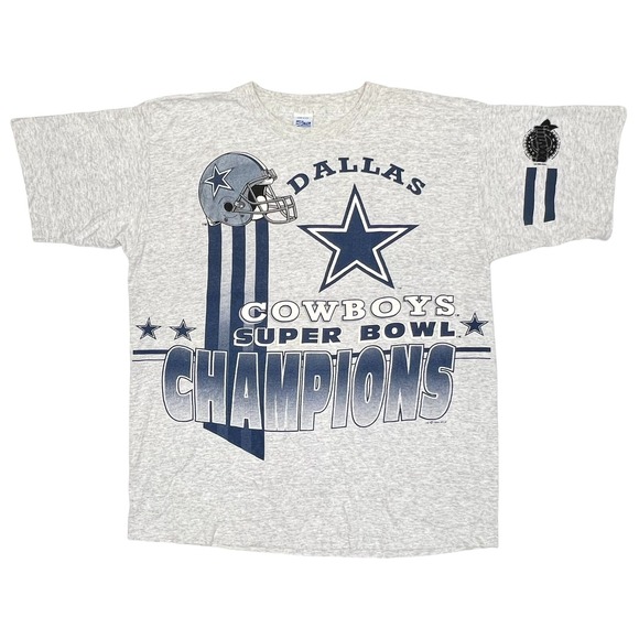 Vintage Dallas Cowboys NFL 1994 Super Bowl XXVII Size XL Double Side Salem Shirt